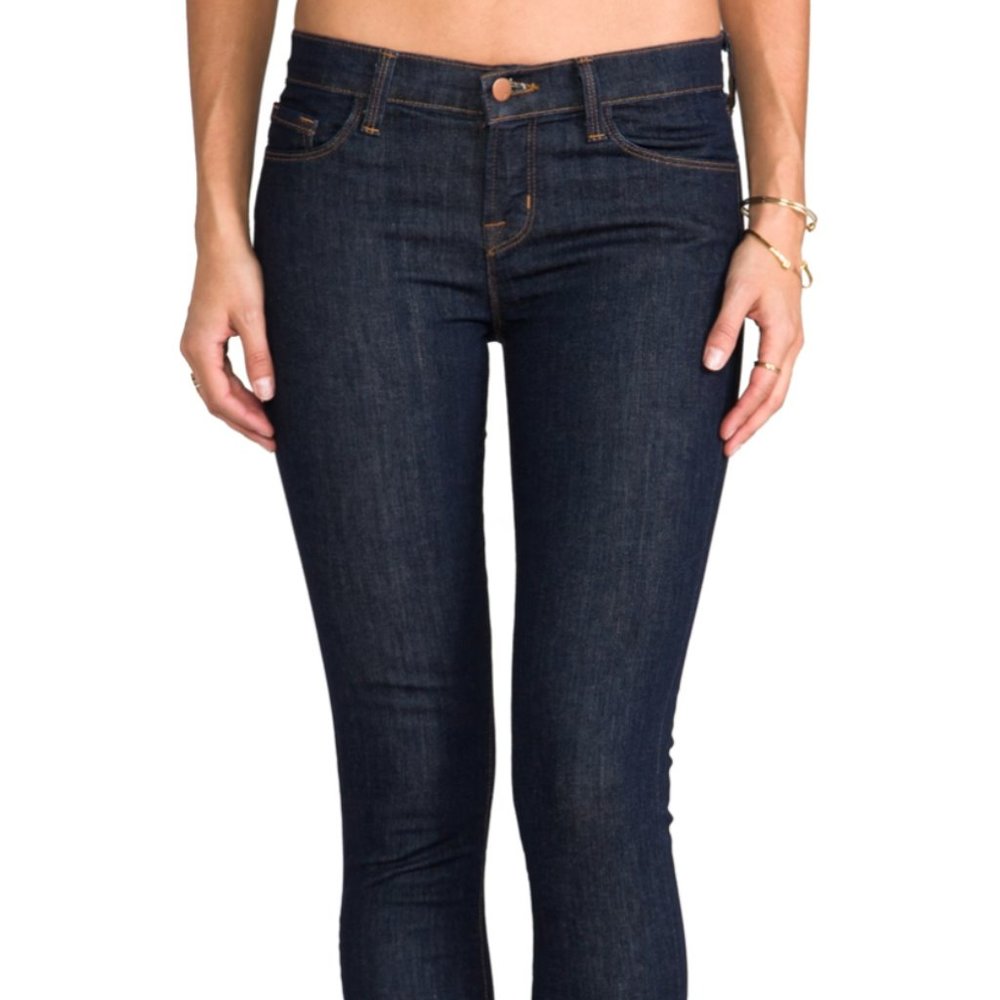 J Brand Skinny Leg Dark-Wash Jeans